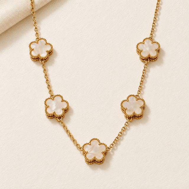 Collier Cinq Fleurs - Nilaya Jade